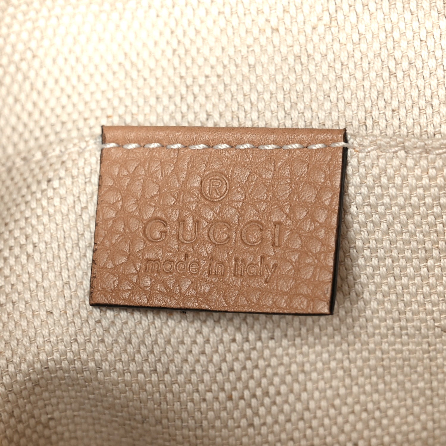 Gucci Pebbled Calfskin Small Soho Disco Bag Camelia 6 of 11