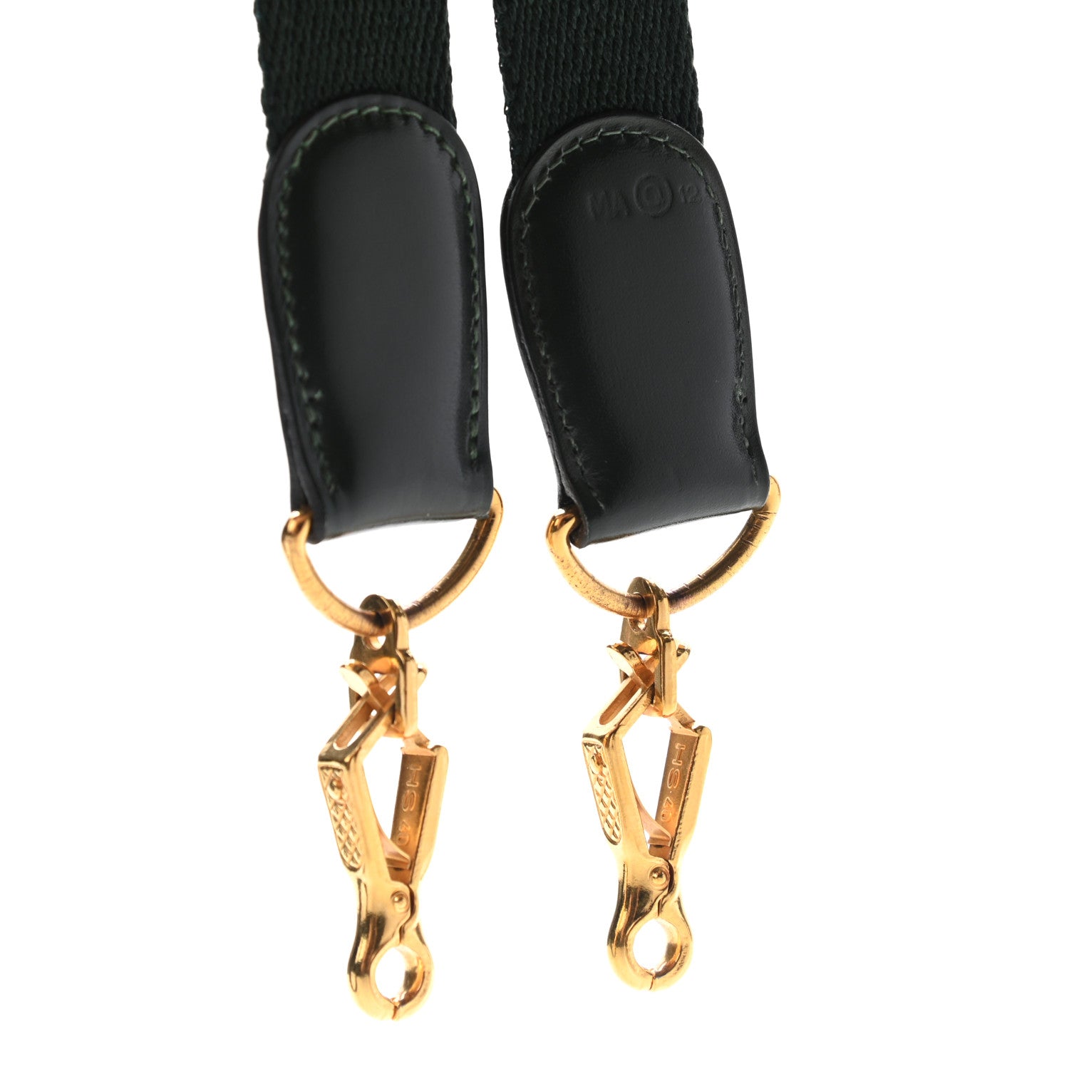 Hermes Toile Box Shoulder Strap Vert Fonce 3 of 5