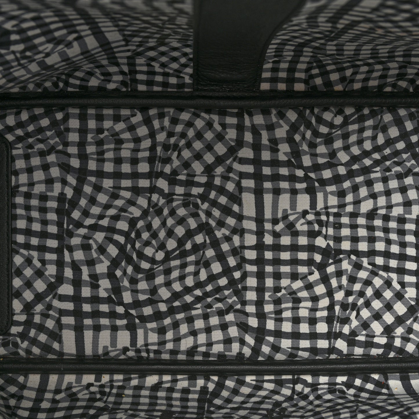 Grained Calfskin Visetos Medium Liz Reversible Shopper Tote Black