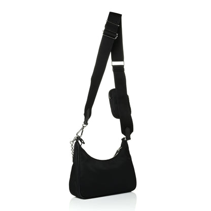 Prada Nylon Re-Edition 2005 Shoulder Bag Black 2 of 7