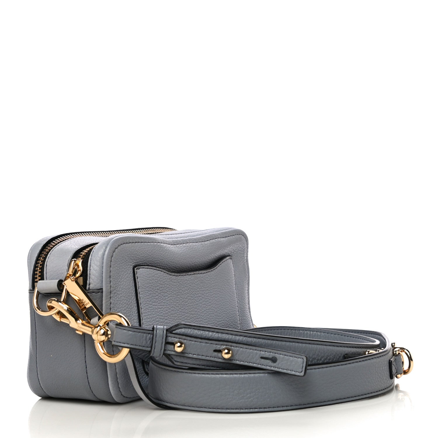 Marc Jacobs Supple Natural Grain Calfskin The Softshot 21 Silver Lining Multi 3 of 9