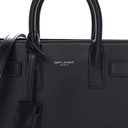 Saint Laurent Calfskin Nano Sac De Jour Deep Marine 7 of 9