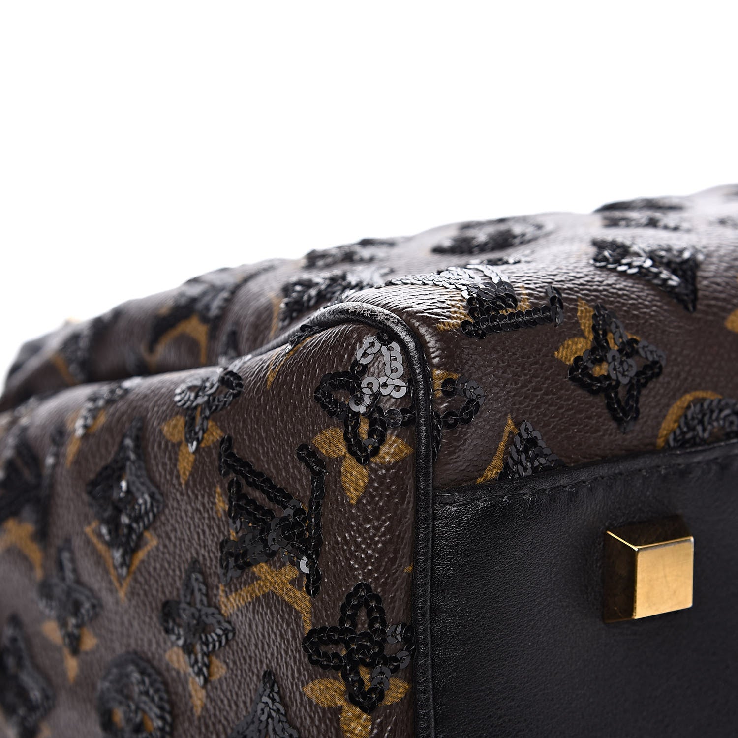 Louis Vuitton Monogram Sequins Eclipse Speedy 28 Black 10 of 13