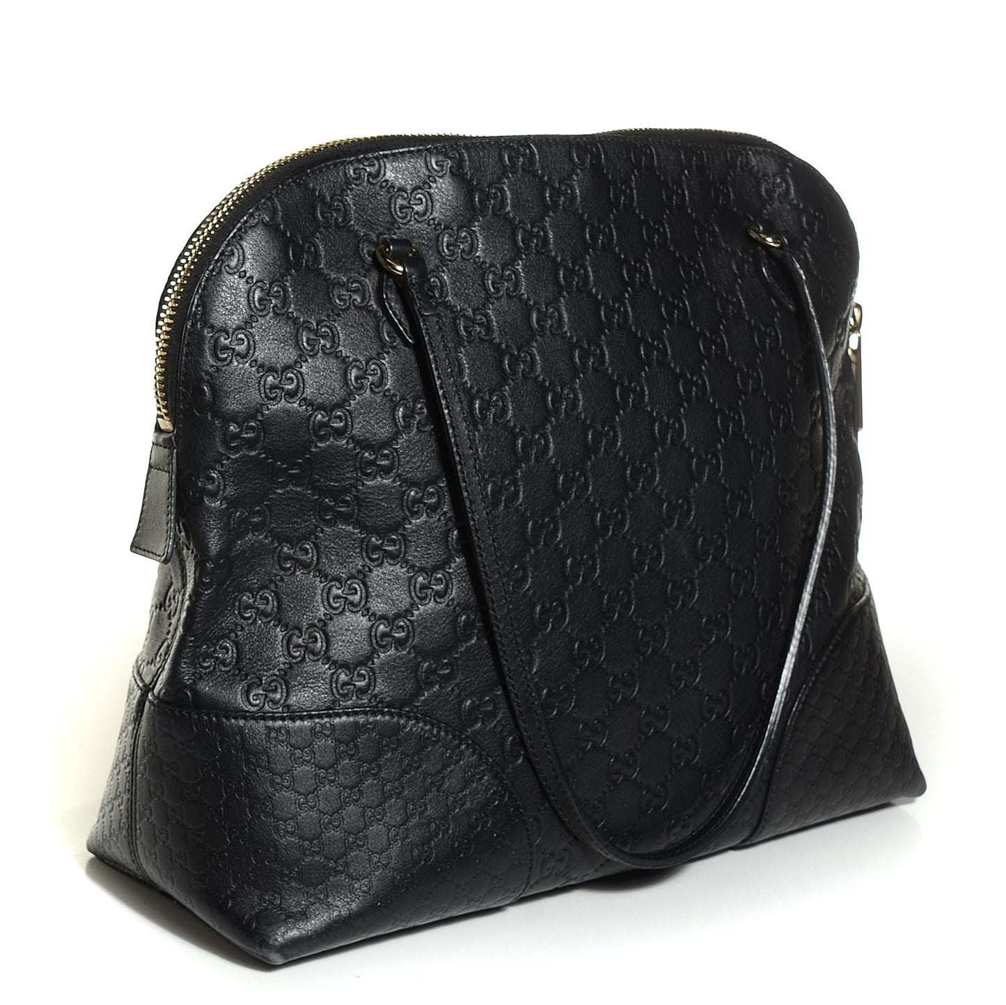 Guccissima Medium Bree Shoulder Bag Black