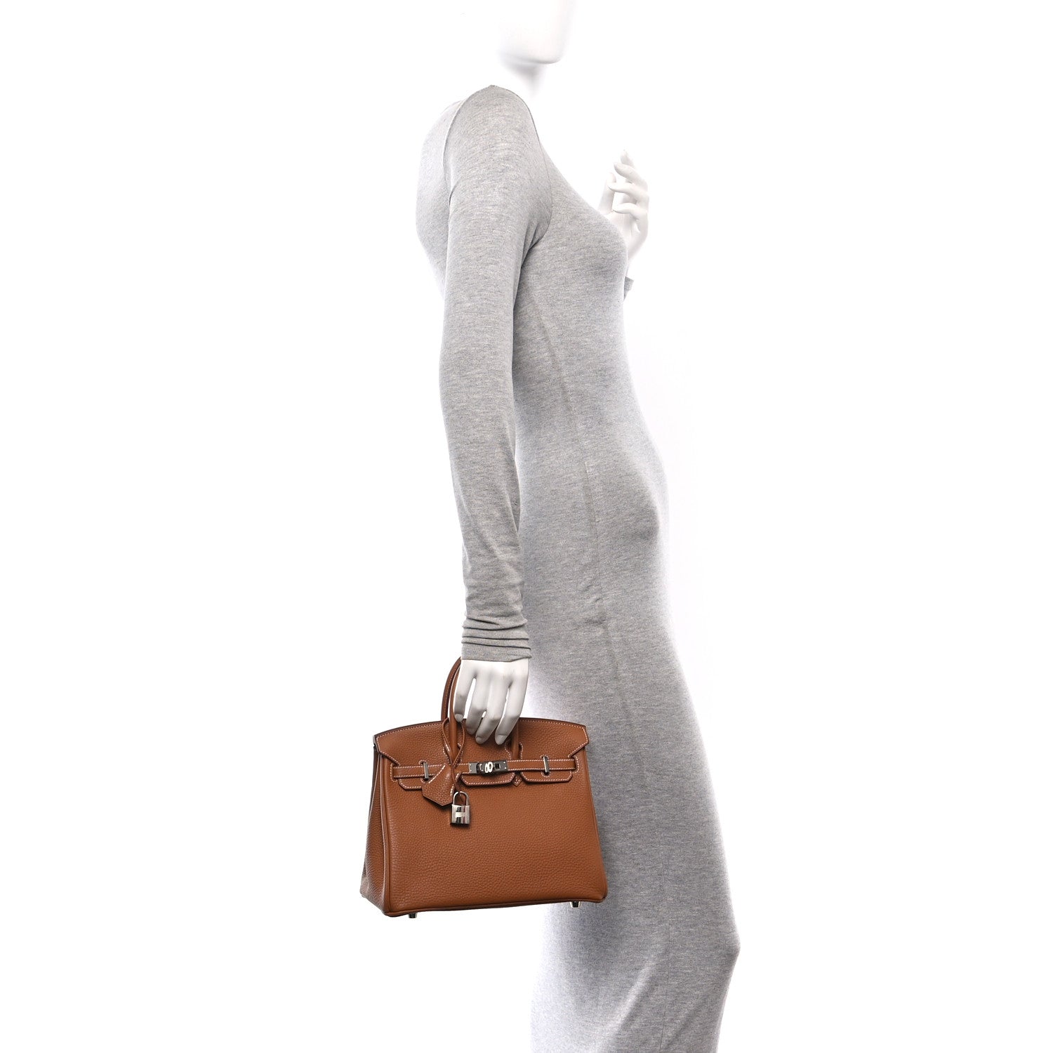 Hermes Togo Birkin 25 Gold 2 of 14