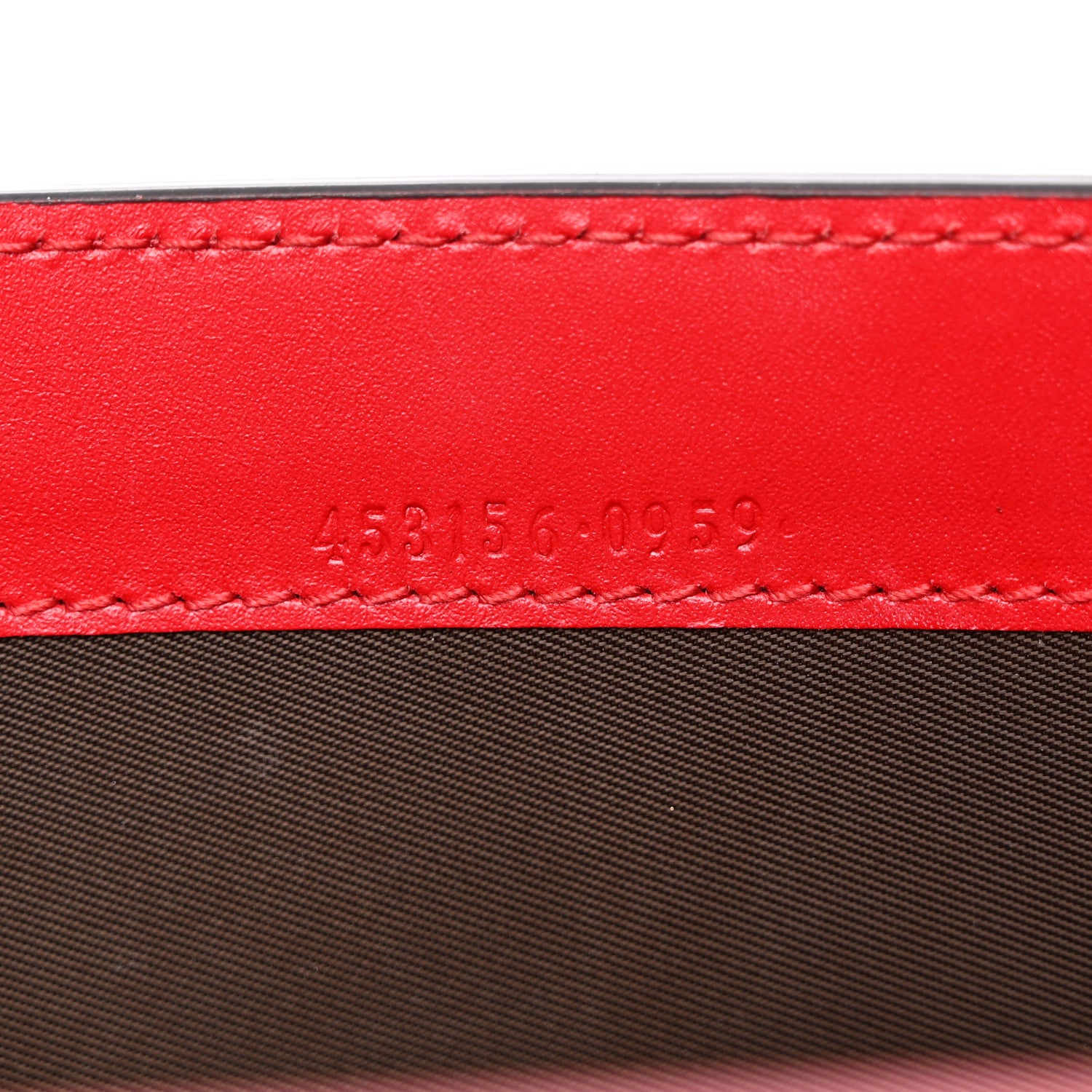 Gucci Guccissima Padlock Clutch Hibiscus Red 7 of 10