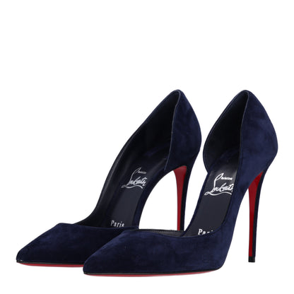 Christian Louboutin Suede Iriza 100 Pumps 38.5 Obscur 4 of 9