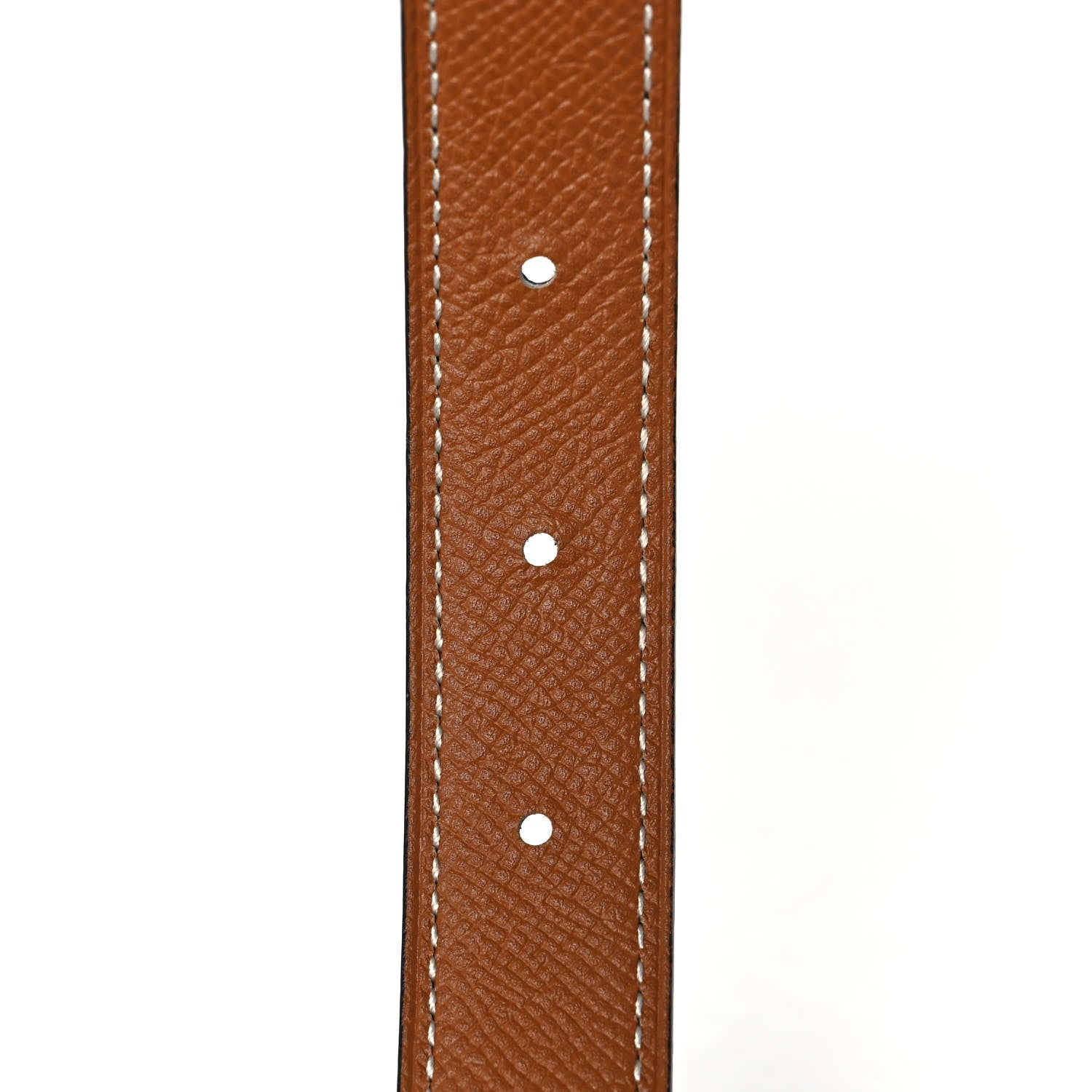 Hermes Swift Epsom 24mm Belt Strap 75 Black Gold 4 of 6