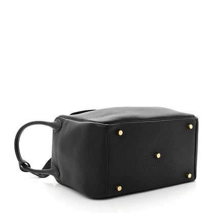 Hermes Taurillon Clemence Lindy 30 Black 4 of 11