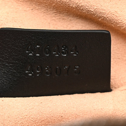Gucci Calfskin Matelasse GG Marmont Belt Bag 85 34 Black 7 of 11