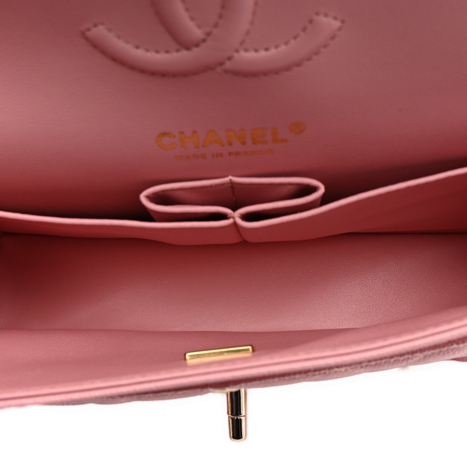 Chanel Caviar Quilted Small Double Flap Pink 5 of 11