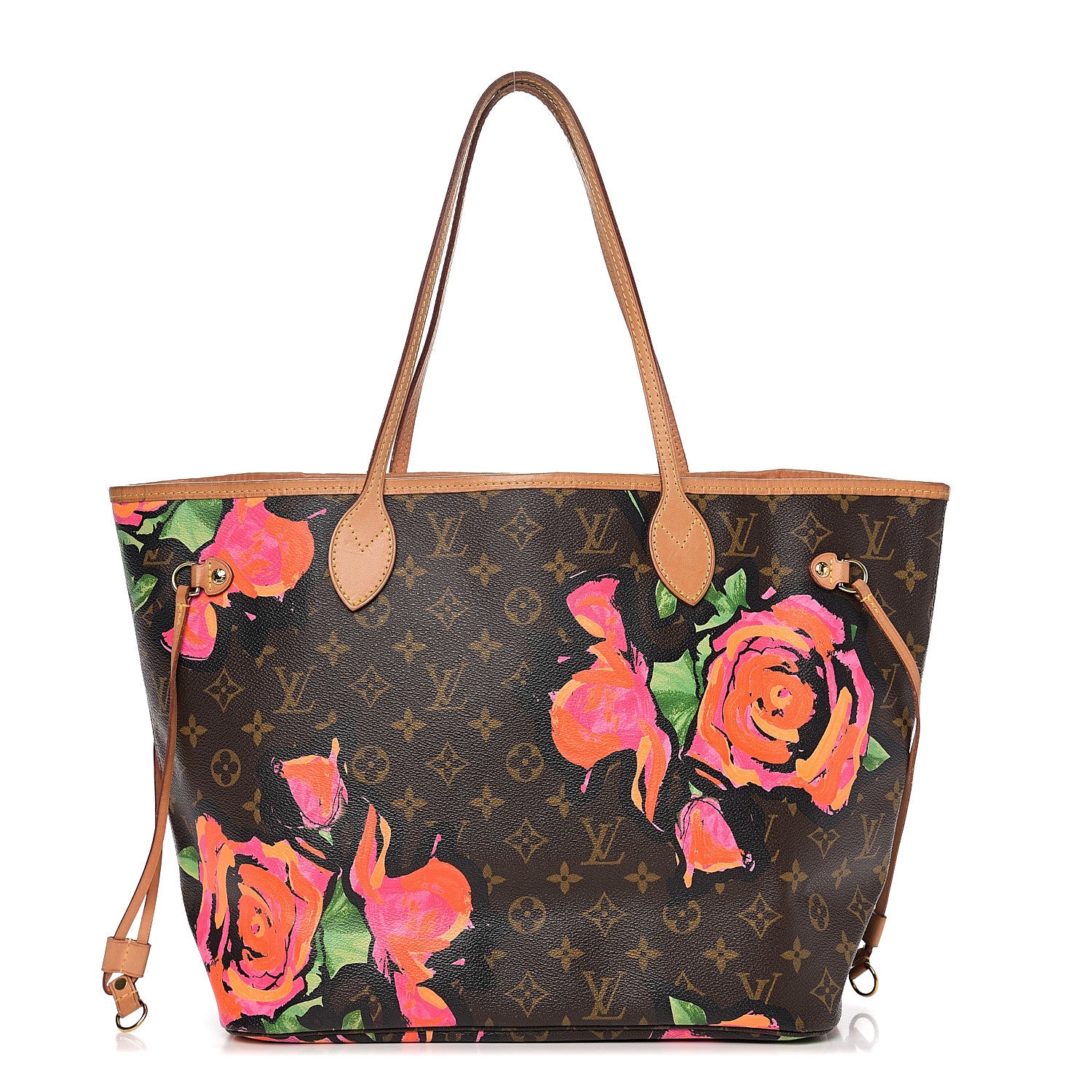 Louis Vuitton Monogram Roses Neverfull MM 1 of 13