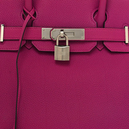 Hermes Togo Birkin 30 Rose Pourpre 8 of 13