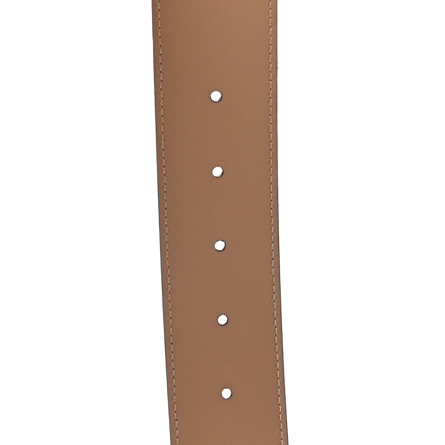 Gucci Azalea Calfskin Enamel Monochrome Double G 40mm Belt 75 30 Camelia 4 of 5
