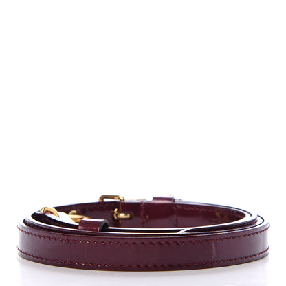 Louis Vuitton Patent 16mm Adjustable Shoulder Strap Rouge Fauviste 2 of 5