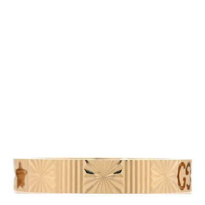 Gucci 18K Yellow Gold Icon Stars Band Ring 58 8.5 3 of 4