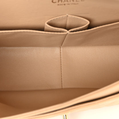 Chanel Caviar Quilted Jumbo Double Flap Beige Clair 5 of 12