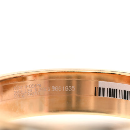 Hermes Enamel Narrow Print Dans Les Nuages Clic Clac H Bracelet PM Songe Pastel 5 of 6