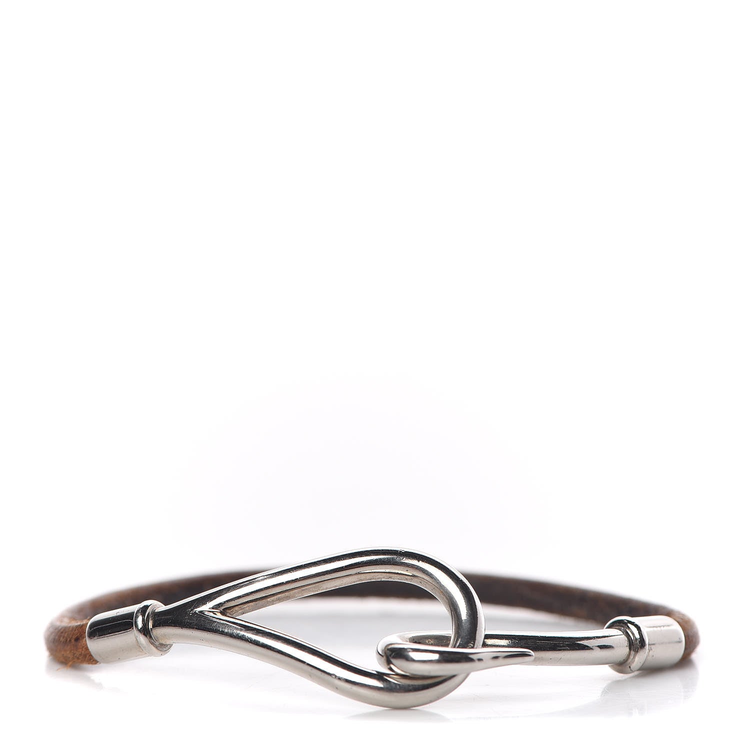 Hermes Natural Bridle Jumbo Hook Bracelet Bouton 1 of 6