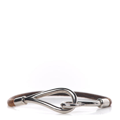 Hermes Natural Bridle Jumbo Hook Bracelet Bouton 1 of 6