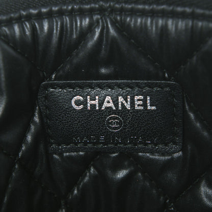 Chanel Lambskin Quilted Medium Boy Cosmetic Case Black 6 of 7