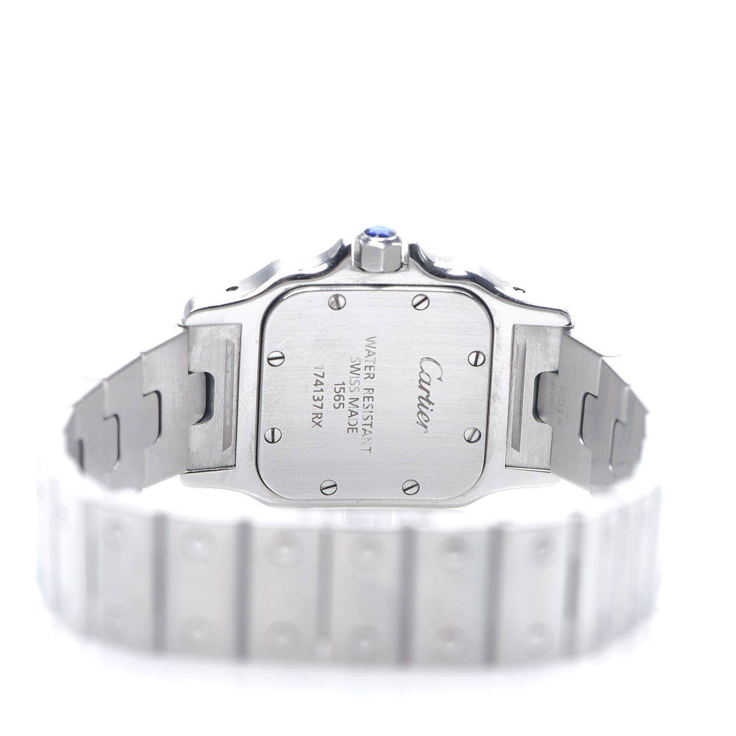 Stainless Steel 24mm Santos de Galbee Quartz Watch