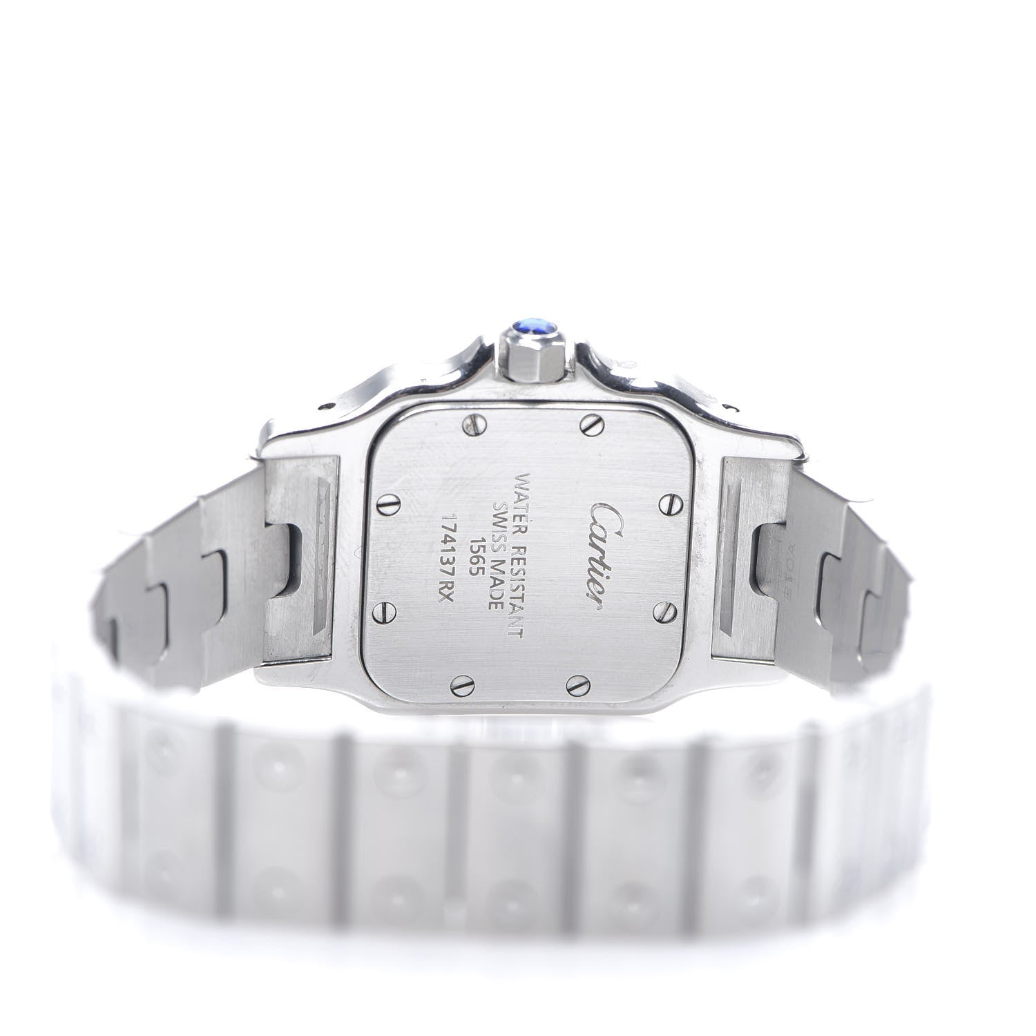 Cartier Stainless Steel 24mm Santos de Galbee Quartz Watch 4 of 6