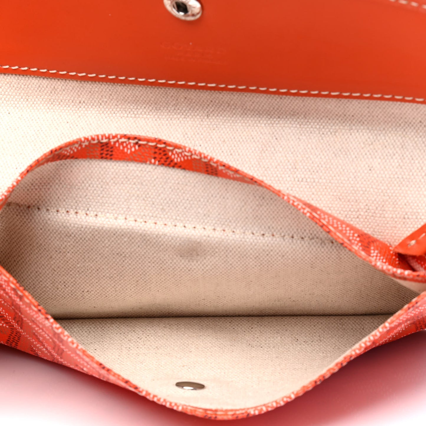Goyardine Pouch Orange