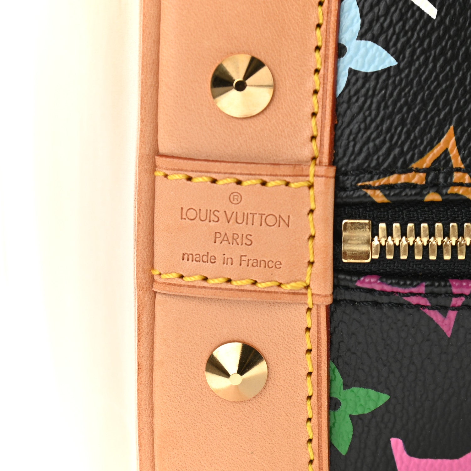 Louis Vuitton Monogram Multicolor Alma Black 6 of 10