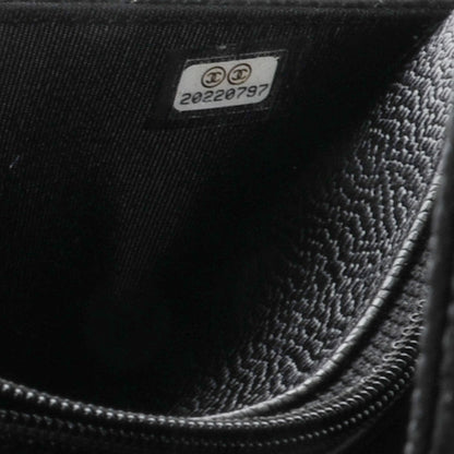 Chanel Caviar Quilted Wallet on Chain Black 8 of 8