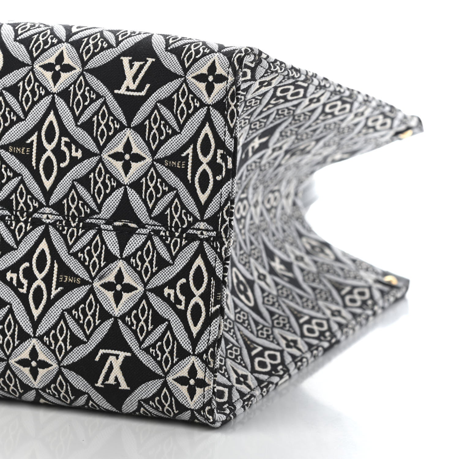 Louis Vuitton Jacquard Since 1854 Onthego GM Grey 9 of 9
