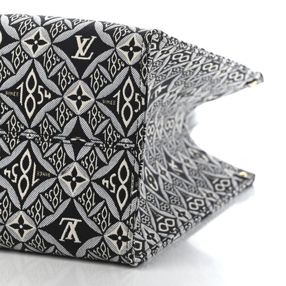Louis Vuitton Jacquard Since 1854 Onthego GM Grey 9 of 9