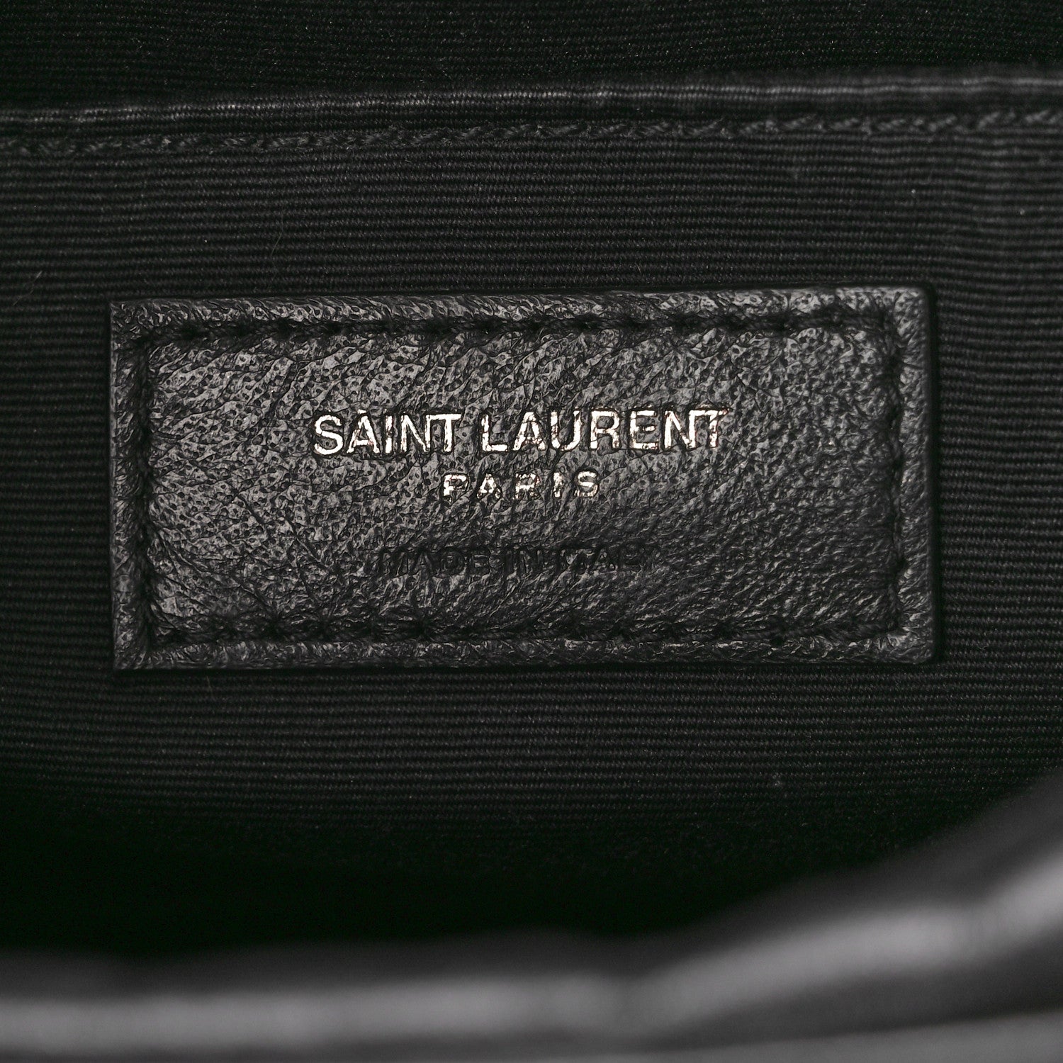 Saint Laurent SAINT LAURENT Calfskin Matelasse Monogram Monochrome Lou Camera Bag Black 6 of 16