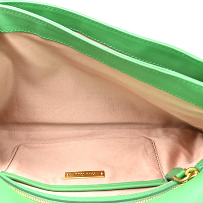 Miu Miu Nappa Matelasse Clutch Menta 6 of 14