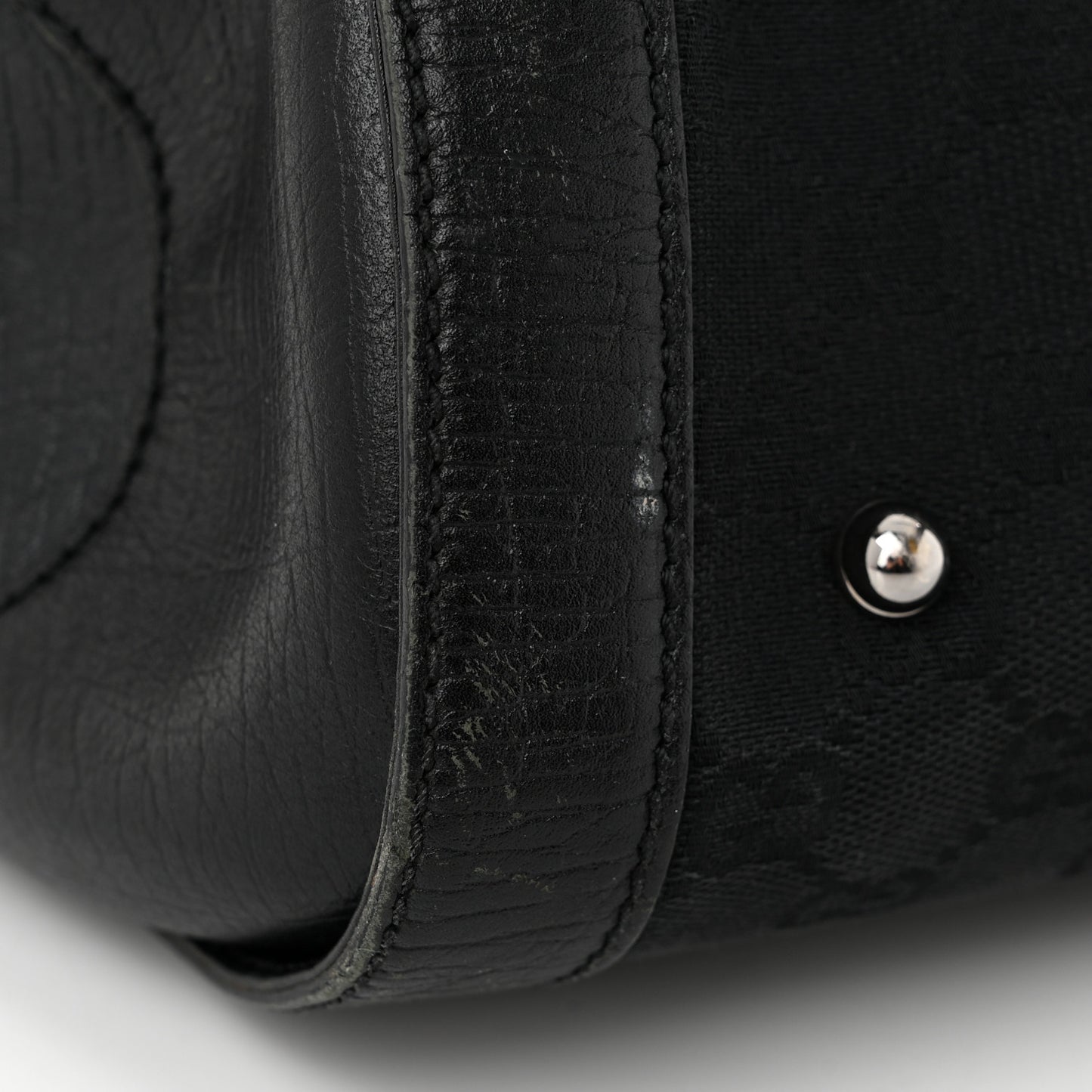 Monogram Bamboo Bullet Bag Black