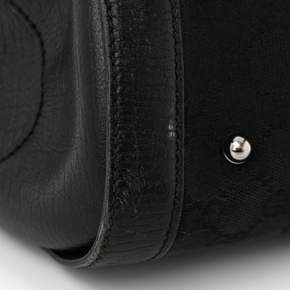 Gucci Monogram Bamboo Bullet Bag Black 11 of 14