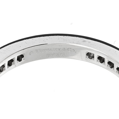 Tiffany Platinum Diamond .38ctw Soleste Eternity Band Ring 50 5.5 4 of 4