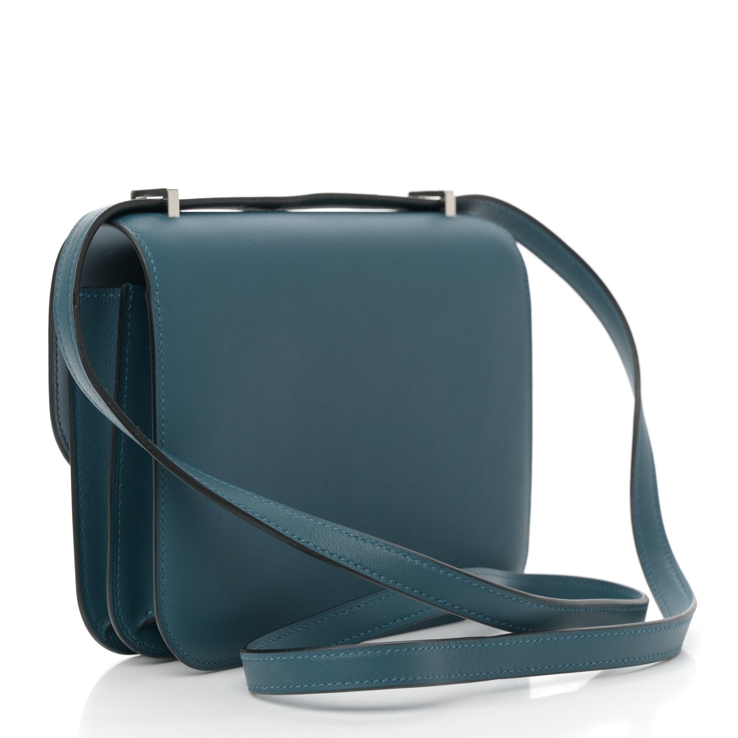 Hermes Swift Constance Verso 18 Colvert Bleu Lin 3 of 11
