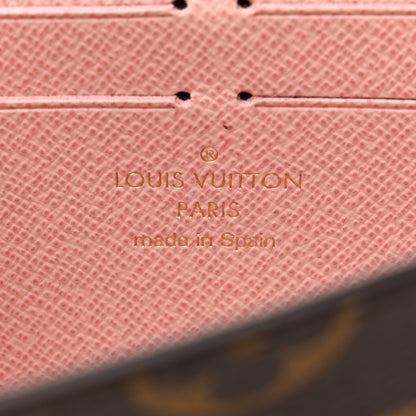Louis Vuitton Monogram Jeanne Wallet Rose Ballerine 8 of 10
