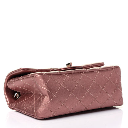 Chanel Metallic Grained Calfskin Quilted 2.55 Reissue Mini Flap Copper Pink 3 of 4