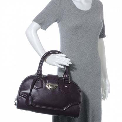 Louis Vuitton Epi Bowling Montaigne GM Cassis 2 of 8