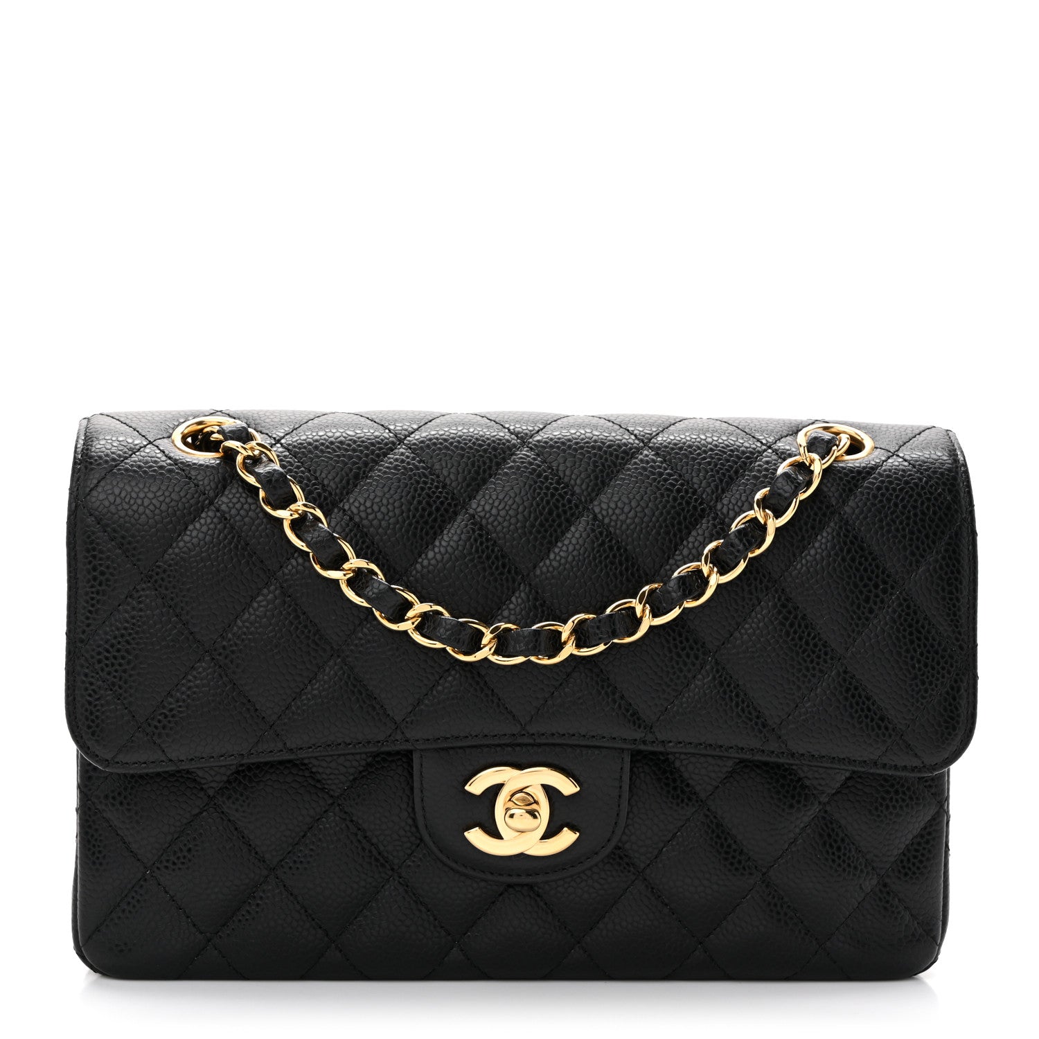 Chanel Caviar Quilted Small Double Flap Black 1 of 10