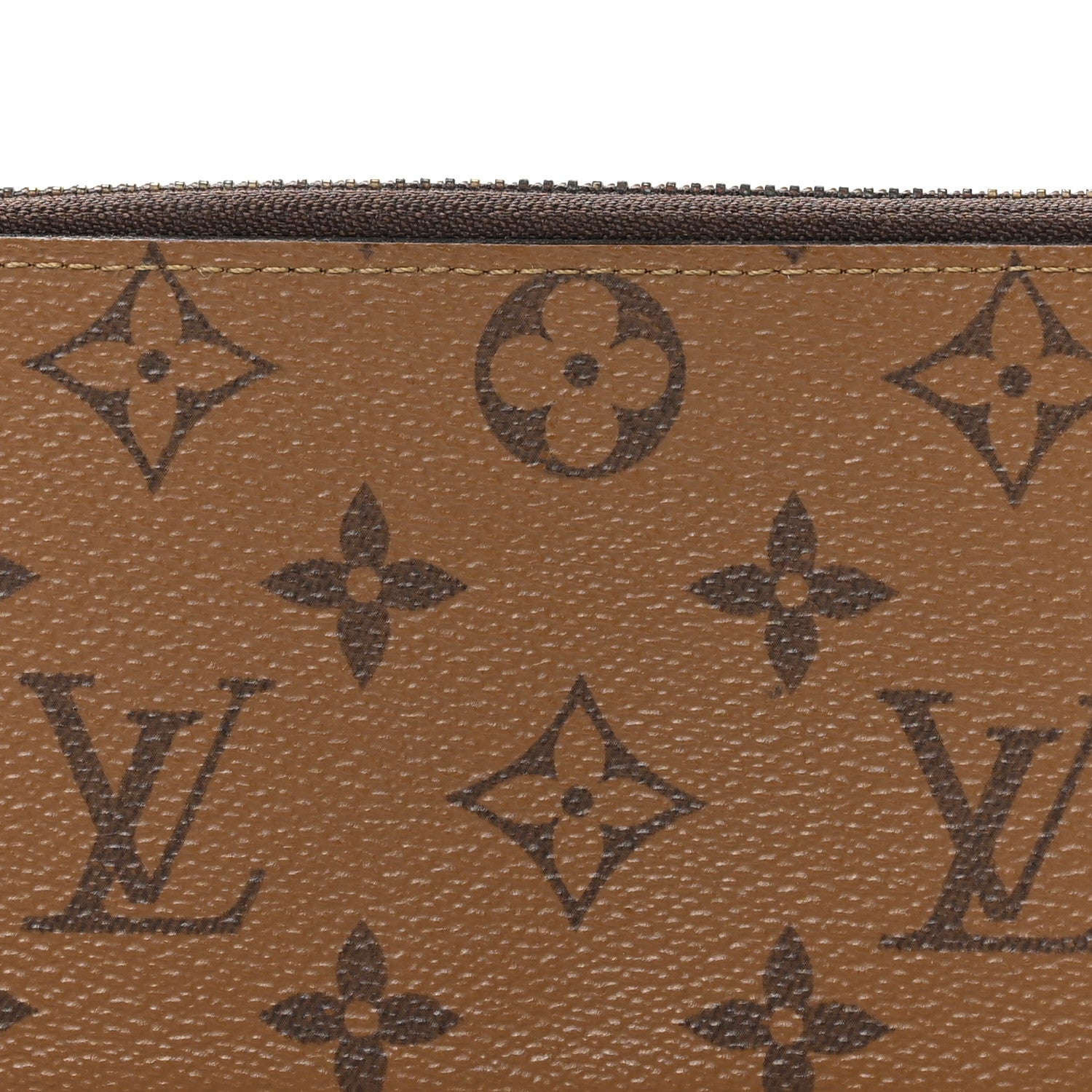 Louis Vuitton Reverse Monogram Clemence Wallet 8 of 8