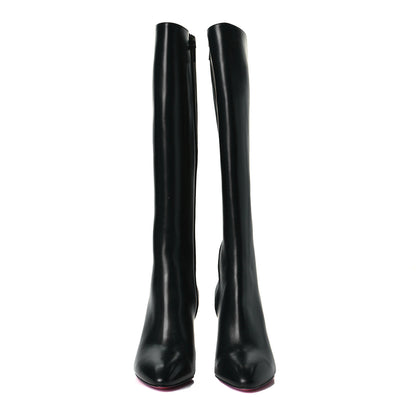 Christian Louboutin Calfskin Eloise 85 Boots 37 Black 3 of 8