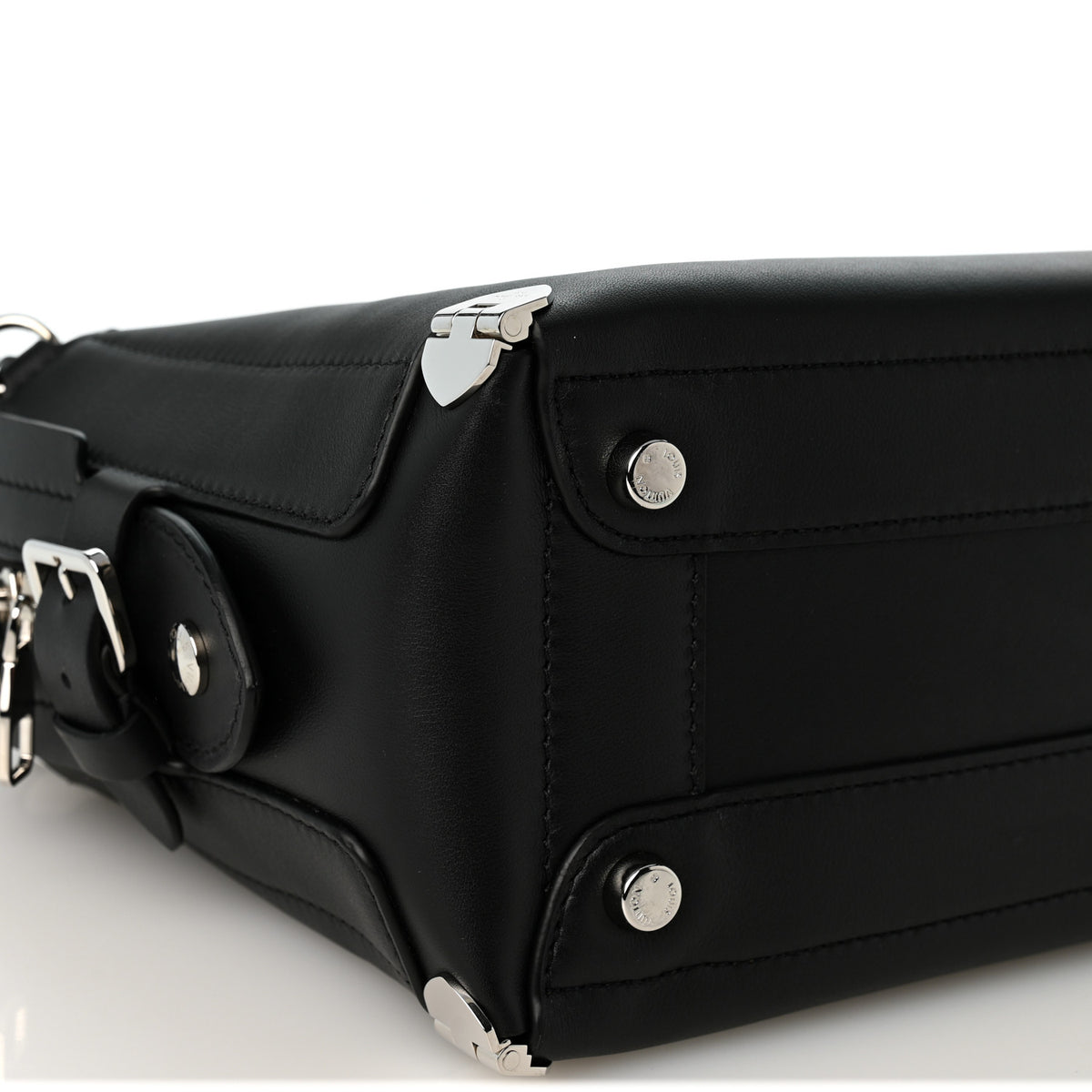 Smooth Calfskin Garance  Black