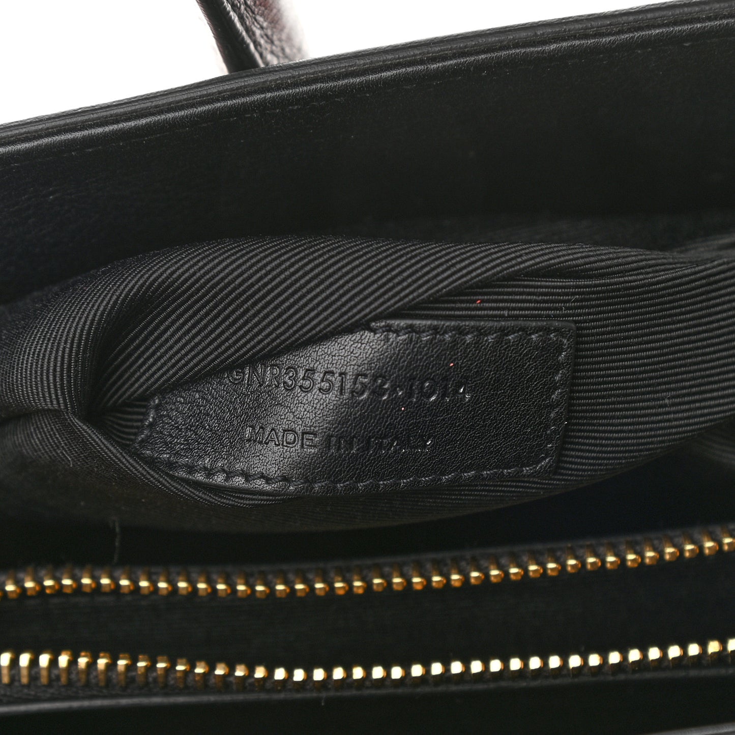 Calfskin Bi-Color Small Sac De Jour Lipstick Red Black