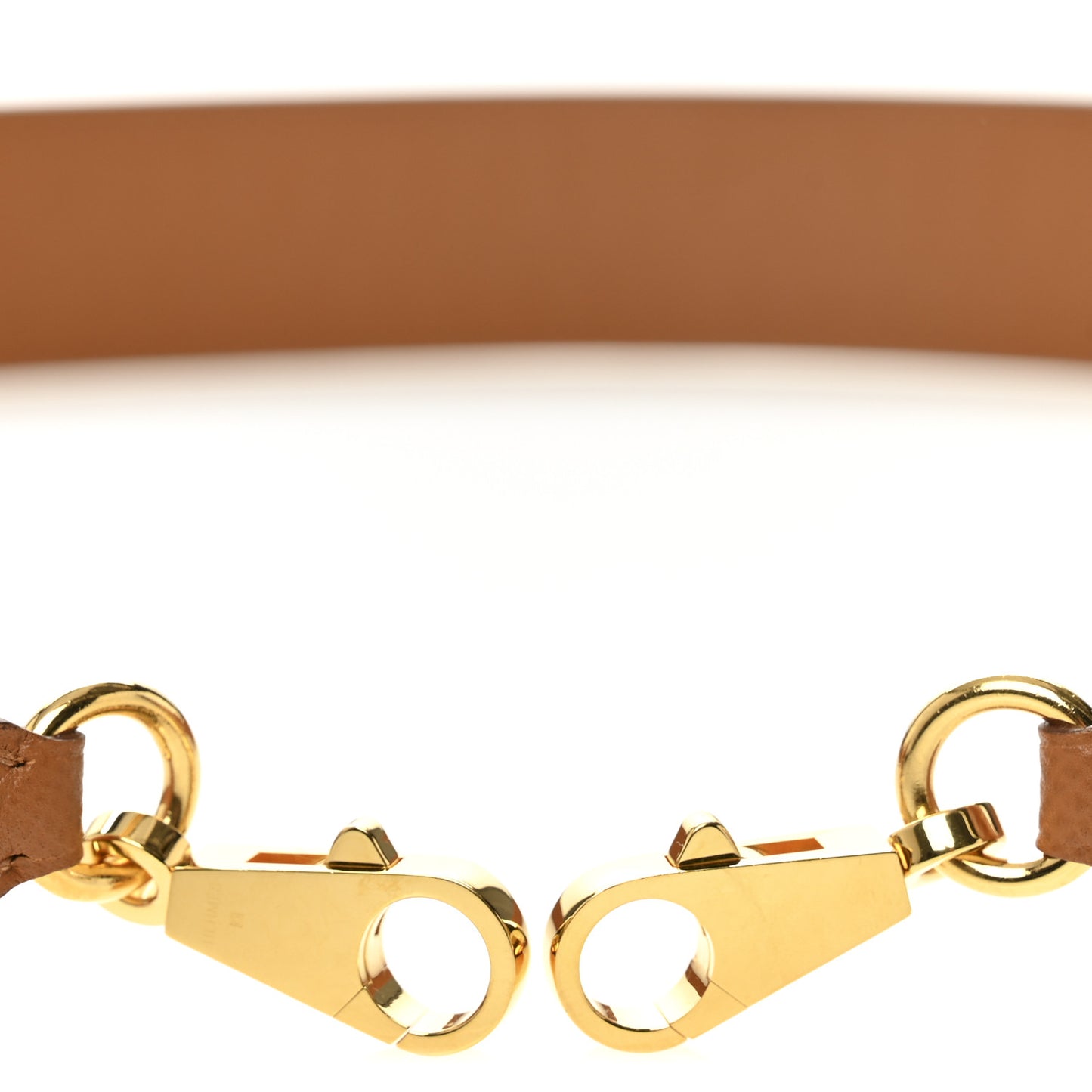 Epsom 40mm Tressage Shoulder Strap Black Craie Gold