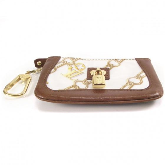 Louis Vuitton Monogram Charms Key Pouch White 4 of 7