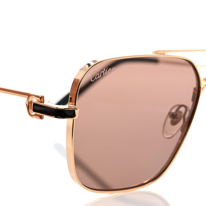 Cartier Metal Aviator Sunglasses Gold 7 of 7