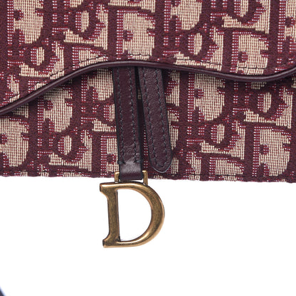 Christian Dior Oblique Saddle Belt Bag Bordeaux 11 of 11